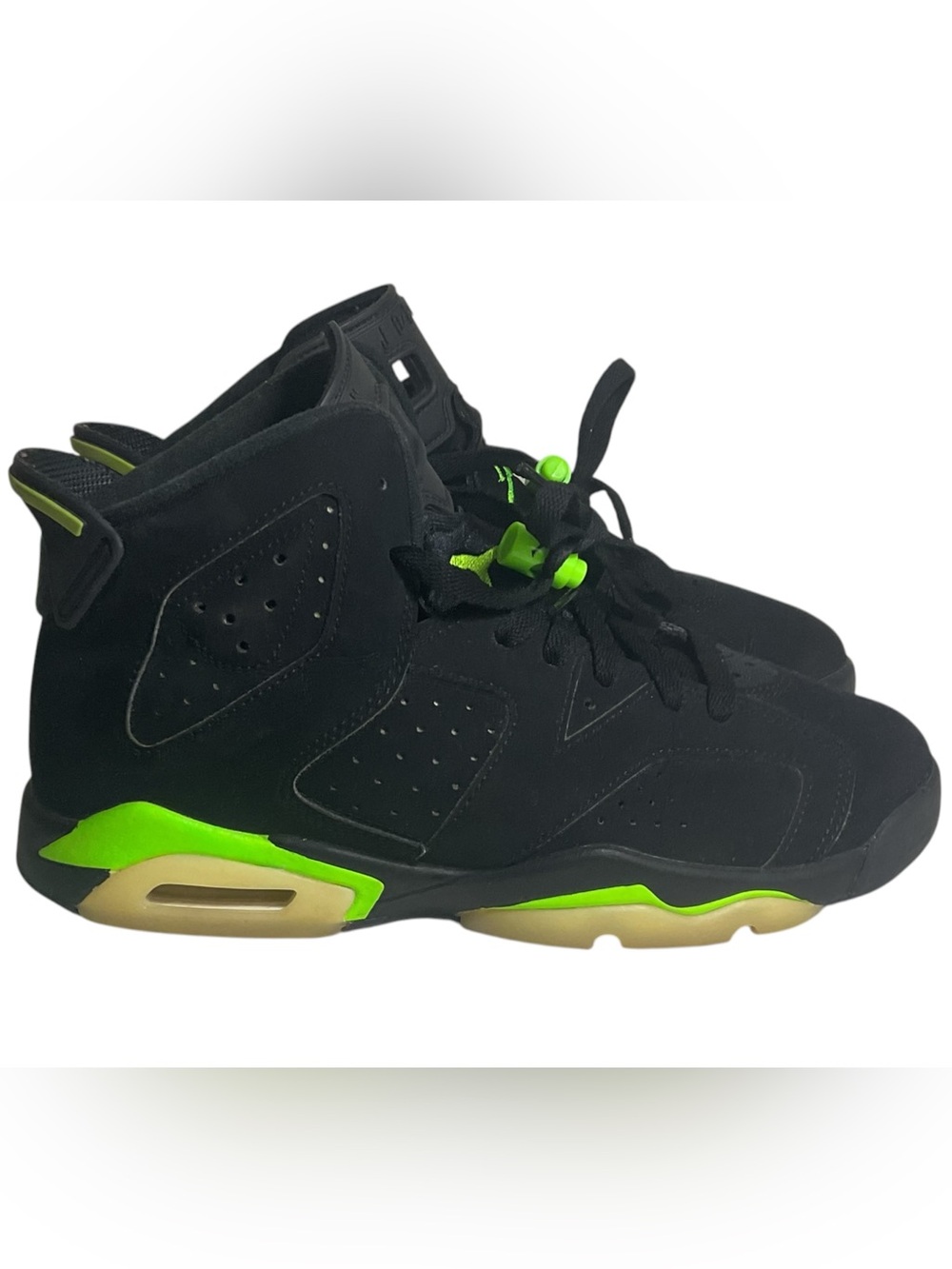 Jordan Air Jordan Retro 6 'Electric Green Size 6.5Y 384665-003